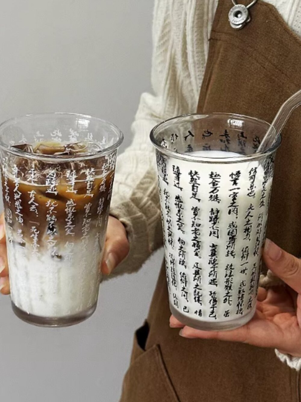 Lanting Sequence Calligraphy Glassware Set - Picture 9 of 11